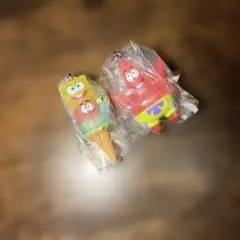 スポンジボブ マスコット&グミ スポンジボブ2 スポンジボブ 食玩 2個セット