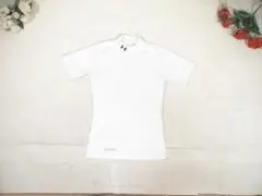 100440 アンダーマーマー　ハイネック半袖カットソー　白　MD