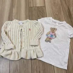 Ralph Lauren カーディガンとTシャツセット 12M