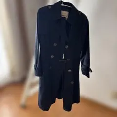 Apuweiser-richeネイビー トレンチコート ベルト付き