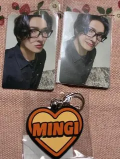 ATEEZ FC オンラインくじ トレカ キーホルダー ミンギ