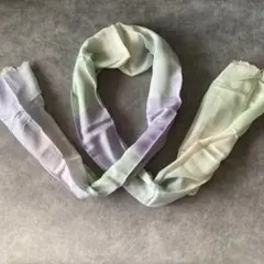 【新品未使用】MORGAN&OATES ストール パステルカラー　羽織り