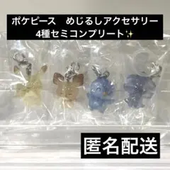 ポケピース ポケモン　めじるしアクセサリー★4種　セミコンプリート✨