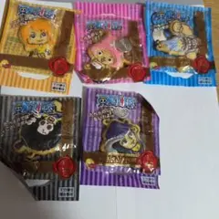 ONE PIECE Lipton クッキーマスコット ストラップ 5種セットのサムネイル