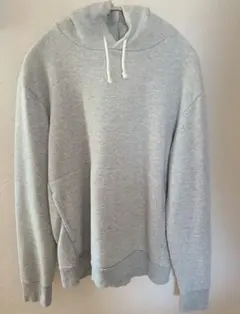 無印良品ムラ糸裏毛プルオーバーパーカーグレー　メンズM