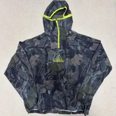 adidas 迷彩柄 ナイロンジャケット UK L - メルカリ