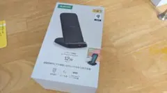新品未使用　ELECOM ワイヤレス充電スタンド W-QS11BK