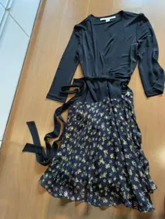 【美品】DIANE von FURSTENBERGシルクシフォン