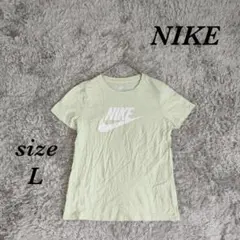 ナイキ (L) フロント ロゴ 半袖 トップス Tシャツ コットン クルーネック