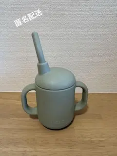 LaloのLittle Cup シリコン　ストローマグ　グリーン