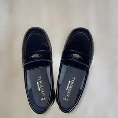 ムーンスター チロリアン ローファー 18cm 黒 フォーマル 入園式 卒園式