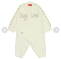 早い者勝ち　Baby Doll ホワイトロンパース 80