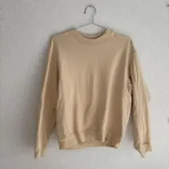 UNIQLO U ベージュ クルーネック トレーナー