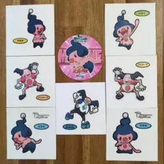 ポケモンパン　デコキャラシール　進化　マネネ　バリヤード　ガラルのすがた