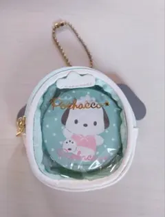 サンリオ ポチャッコ ぴたっとふれんず　缶バッジ　ミニリュックキーホルダー