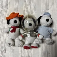 マクドナルドハッピーセットスヌーピー ぬいぐるみ 3体セット