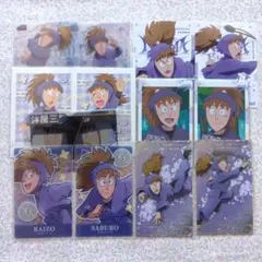 忍たま乱太郎 鉢屋三郎 不破雷蔵 双忍 五年生 箔押しカード クリアカード