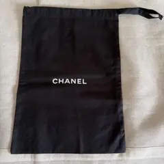 CHANEL ❣️ 巾着袋 ブラック 保存袋　中サイズのサムネイル