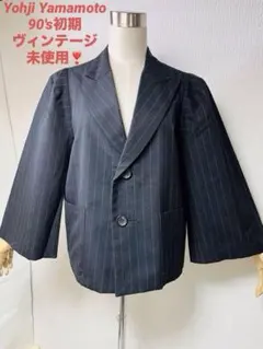 Yohji Yamamoto ヨウジ　90's初期　超希少❣️未使用❣️ 袖広　レアのサムネイル