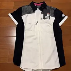 ハーレーダビッドソン】 レディース 半袖チェックシャツ 赤白青 L