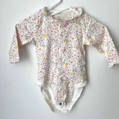 PETIT BATEAU 花柄ロンパース 6m/67cm