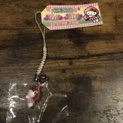 福島限定 ご当地キティ Peach Fairyクリアバージョン ストラップ