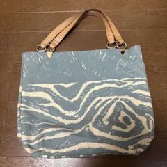 トートバッグ　sazaby バッグ ヒョウ柄　レオパード柄のサムネイル