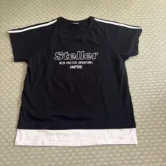 ANAPGIRL 半袖 Tシャツ ブラック ホワイトのサムネイル