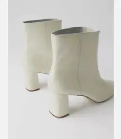 ZARA ザラ ショートブーツ ジッパー 37