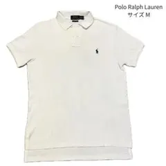 Polo Ralph Lauren ポロシャツ 白 M カスタムフィット