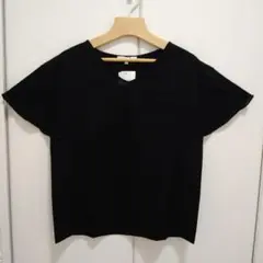 【タグ付未使用】grove ブラック 半袖 Tシャツ Lサイズ