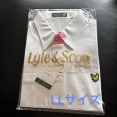 Lyle&Scott メンズ　長袖　ポロシャツ　ポロ　LLサイズ 白のサムネイル
