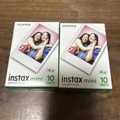 チェキ フィルム FUJIFILM instax mini 10枚入り 2パック