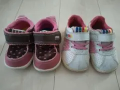 IFME　幼児キッズ子供靴　二足セット　12,5㎝と13,5㎝