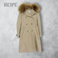 【ROPE ロペ】　ラクーンファー　チェックウールライナー　トレンチコートのサムネイル