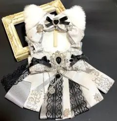 ♥︎.*ネコ耳痛ゴージャスロゼット♥︎.*