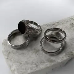 ヴィンテージシルバーリングセット