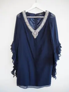 【最終値下げ！未使用品】グレースコンチネンタル　ビジュー付きワンピース