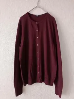 UNIQLO　エクストラファインメリノウール 　クルーネック カーディガン XL