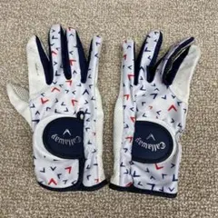 Callaway レディース ゴルフグローブ 幾何学模様