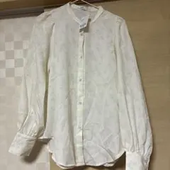 earth フラワープリント 長袖シャツ花柄