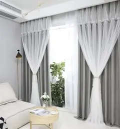 100×220 カラーシフォンカーテン アイスグレーLittle Rooms 100×220 カラーシフォンカーテン アイスグレーLittle Rooms - メルカリ