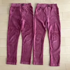 ★お値下げ★シューラルー コーデュロイロングパンツ 120cm 双子 2点セット