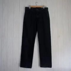 90s RUSTLER ストレートデニム　後染めブラック　W34L32