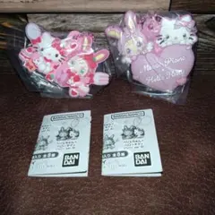 ガチャ メゾピアノ×ハローキティ カプセルラバーマスコット ２種セット