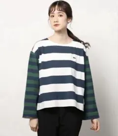 ラコステ　コンビネーションボーダーTシャツ　size38