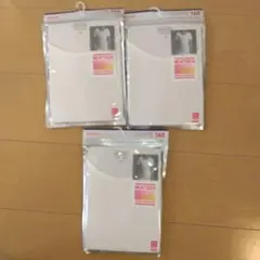 ユニクロ　ヒートテックUネックT(半袖)3枚セット