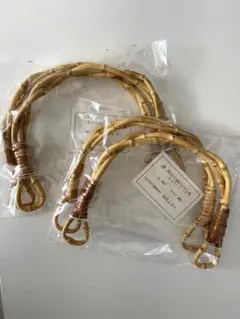 こうの早苗さん主宰/デ・トゥークール　竹製　持ち手　2個セット