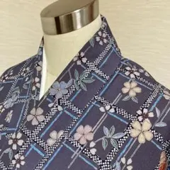 KA2067 洗える着物 小紋 身丈158cm ポリエステル 化繊