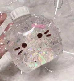 kikisquisy キティボトル キラキラ スクイーズ